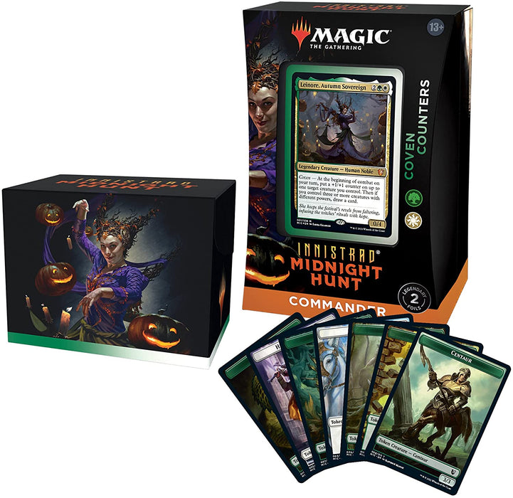 Magic: the Gathering - Midnight Hunt Coven Counters Commander Deck - for just $45! 
