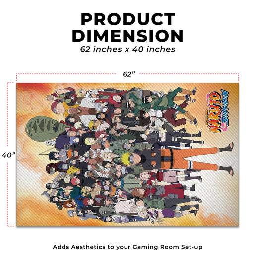 Naruto, Friends & Enemies Decor Rug- 62x40 inches - for just $44.99! 