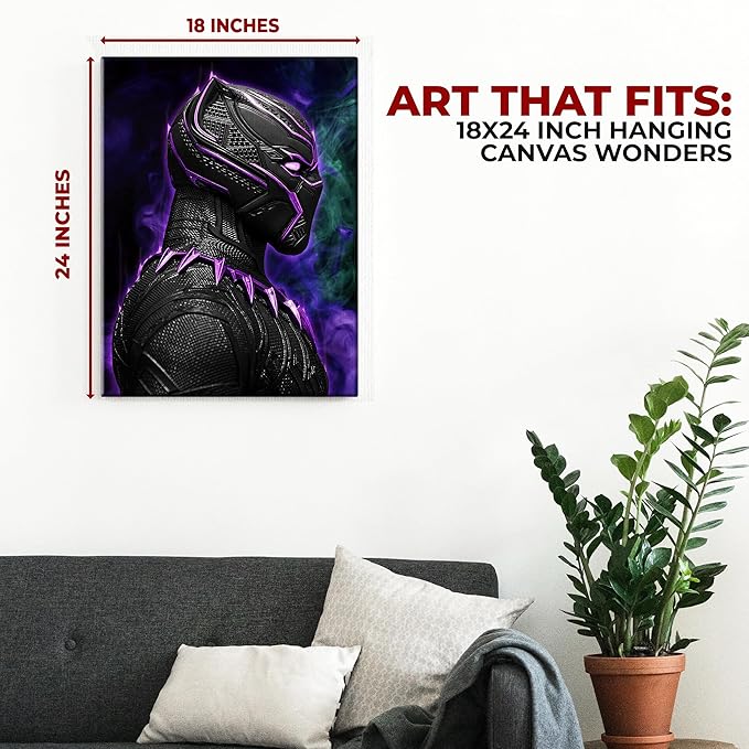 Black Panther Wall Canvas - for just $30.99! 