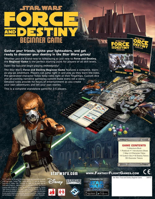 Star Wars: Force and Destiny Beginner Game - for just $37.99! 