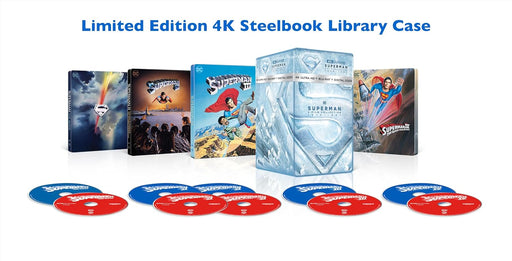 Superman 5-Film Collection - Limited Edition Steelbooks (4K UHD+ Blu-ray + Digital) - for just $109.99! 