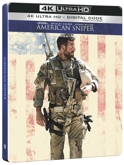 American Sniper Steelbook (4K Ultra HD + Digital) - for just $34.99! 