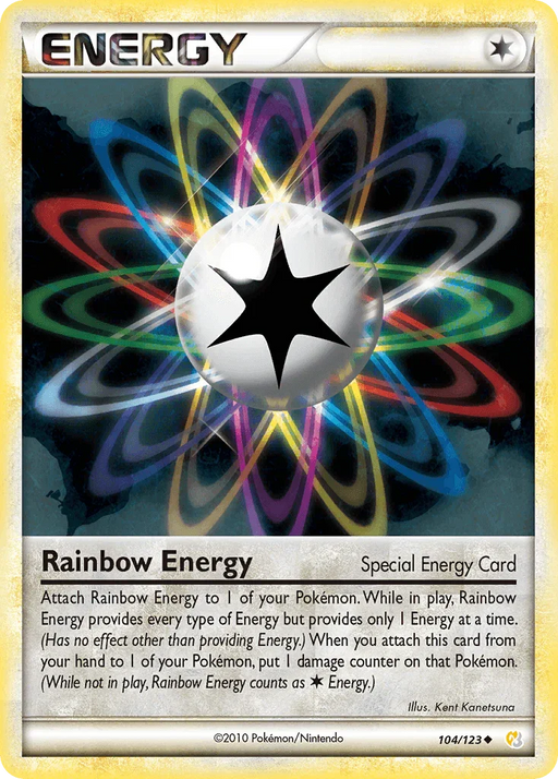 Rainbow Energy (104/123) [HeartGold & SoulSilver: Base Set] - for just $0.80! 