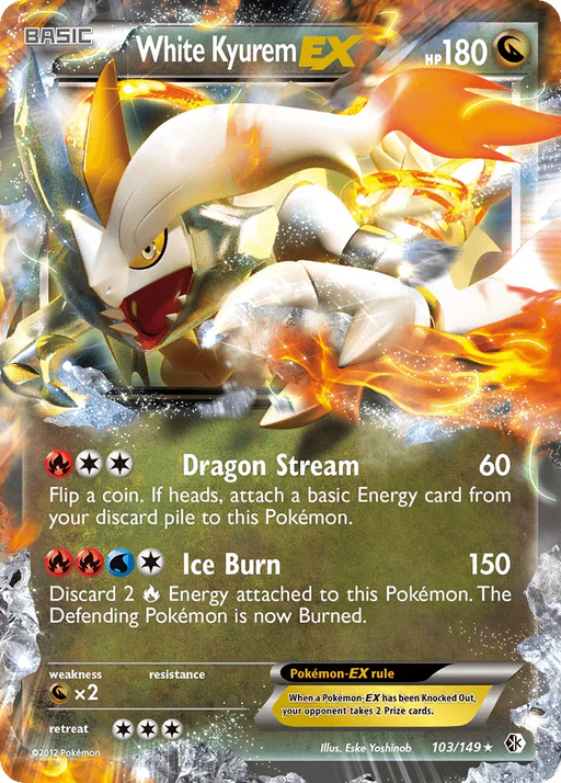 White Kyurem EX (103/149) [Black & White: Boundaries Crossed] - for just $1.65! 