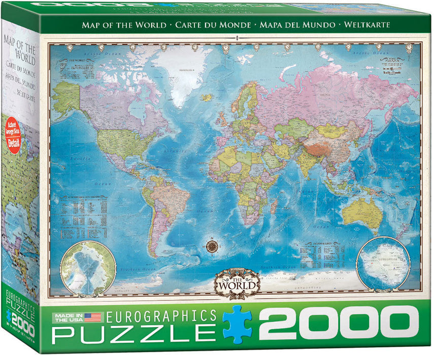Puzzle: The BIG Puzzle Collection - Map of the World - for just $34.99! 