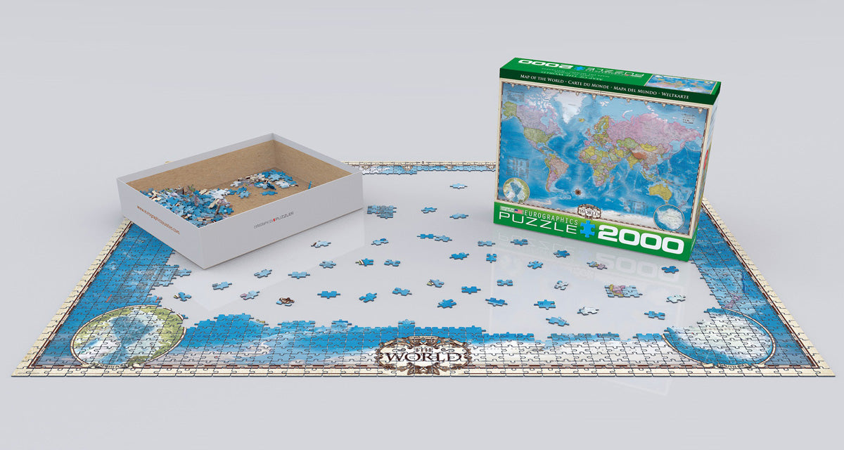 Puzzle: The BIG Puzzle Collection - Map of the World - for just $34.99! 