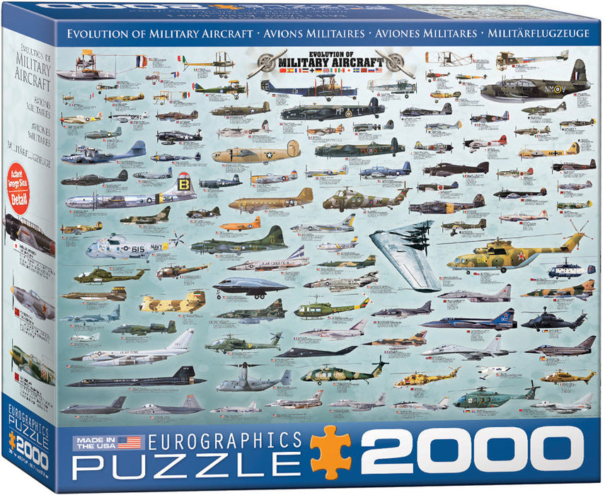 Puzzle: The BIG Puzzle Collection - Evolution of Military Aircraft - for just $34.99! 