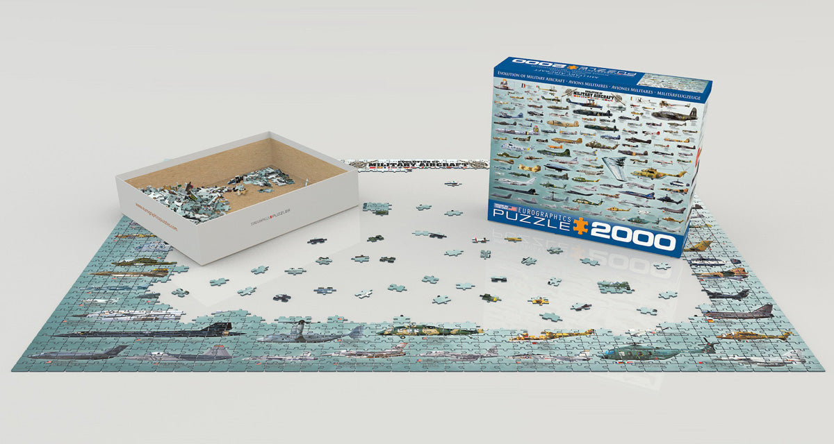 Puzzle: The BIG Puzzle Collection - Evolution of Military Aircraft - for just $34.99! 