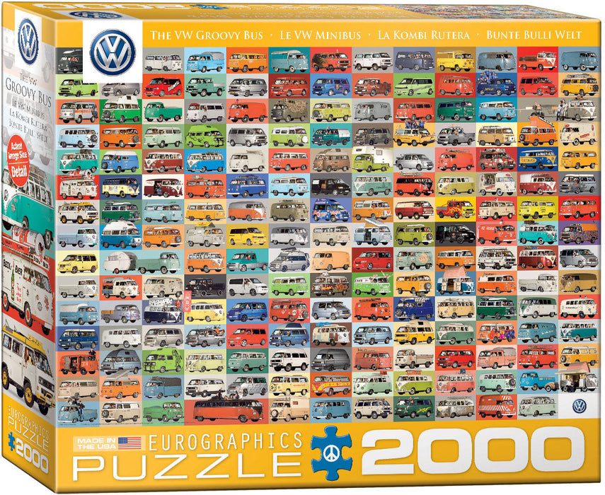 Puzzle: The BIG Puzzle Collection - The VW Groovy Bus - for just $34.99! 