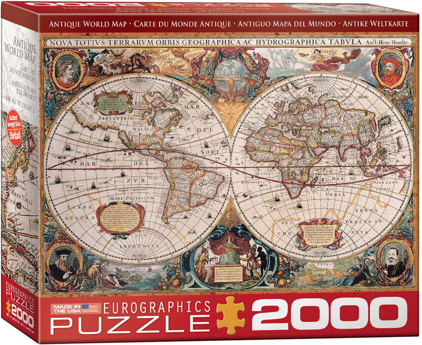 Puzzle: The BIG Puzzle Collection - Antique World Map - for just $34.99! 