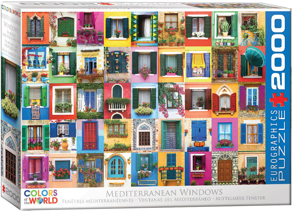 Puzzle: The BIG Puzzle Collection - Mediterranean Windows - for just $34.99! 