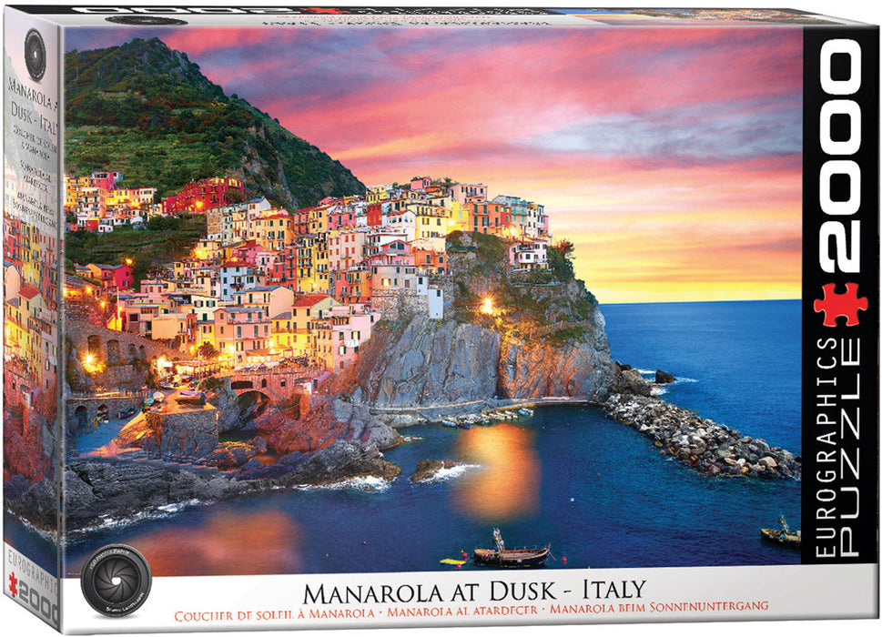 Puzzle: The BIG Puzzle Collection - Manarola at Dusk, Italy - for just $34.99! 