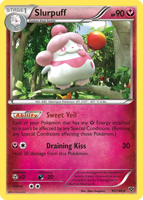 Slurpuff (95/146) (Theme Deck Exclusive) [XY: Base Set] - Just $0.15! Shop now at Retro Gaming of Denver