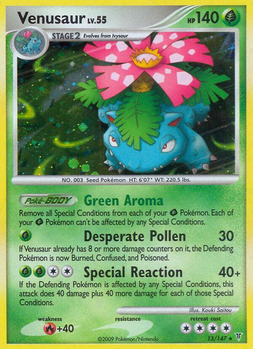 Venusaur (13/147) (Theme Deck Exclusive) [Platinum: Supreme Victors] - for just $4.50! 