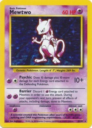 Mewtwo (10/102) [Base Set Unlimited] - for just $30.95! 