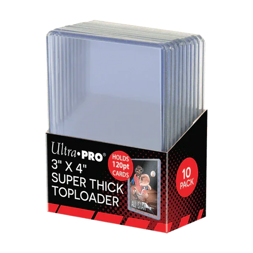 3" x 4" Clear Super Thick 120PT Toploaders (10ct) - for just $5! 