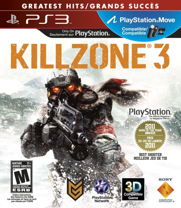 Killzone 3 [Greatest Hits] – PlayStation 3 (PS3) - for just $6.99! 