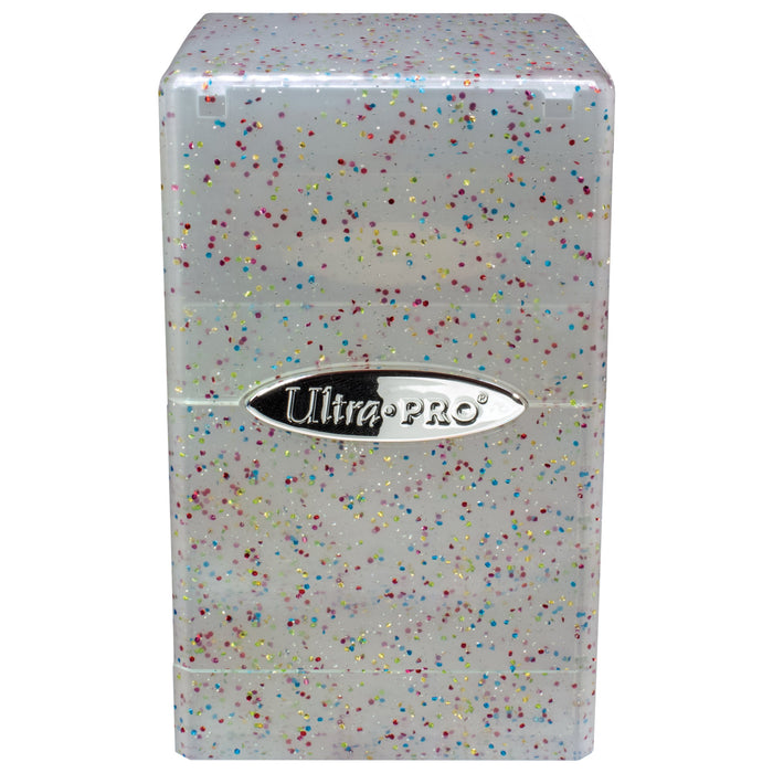 Ultra PRO: Satin Tower - Glitter Clear - for just $0! 