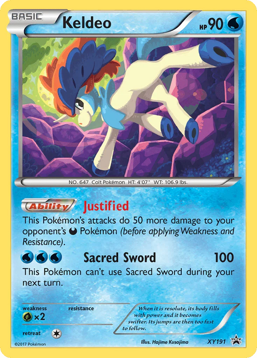Keldeo (XY191) [XY: Black Star Promos] - for just $0.95! 