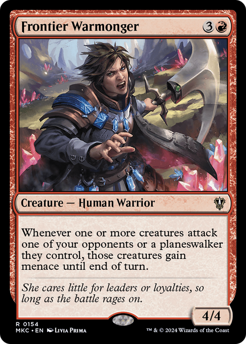 Frontier Warmonger (MKC-154) - Murders at Karlov Manor Commander - for just $0.07! 