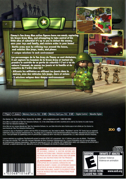 Army Men: Soldiers of Misfortune — PlayStation 2 (PS2) - for just $5.99! 