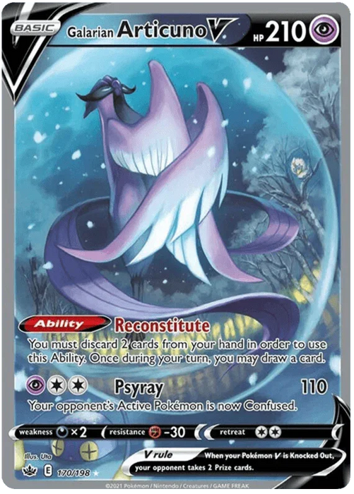 Galarian Articuno V (170/198) [Sword & Shield: Chilling Reign] - for just $26.65! 