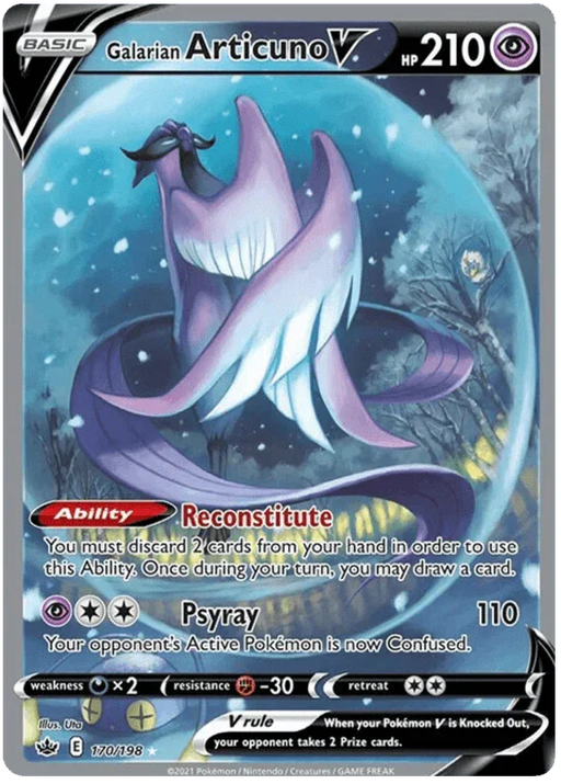 Galarian Articuno V (170/198) [Sword & Shield: Chilling Reign] - for just $30.85! 