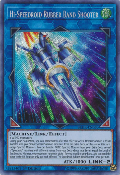 Hi-Speedroid Rubber Band Shooter [BLHR-EN050] Secret Rare - for just $0.40! 