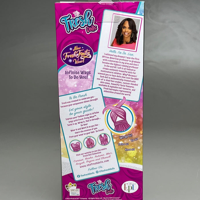 FRESH DOLLS New Fresh Finity Wear Keisha 11.5" (Dr. Lisa) 50011 - for just $8! 