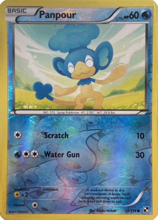 Panpour (33/114) (Energy Holo) [Black & White: Base Set] - for just $0.80! 
