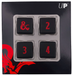 Ultra PRO: Heavy Metal Dice - Dungeons & Dragons (4ct D6 / Red and Black) - for just $0! 