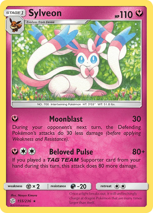Sylveon (155/236) [Sun & Moon: Cosmic Eclipse] - for just $2.05! 