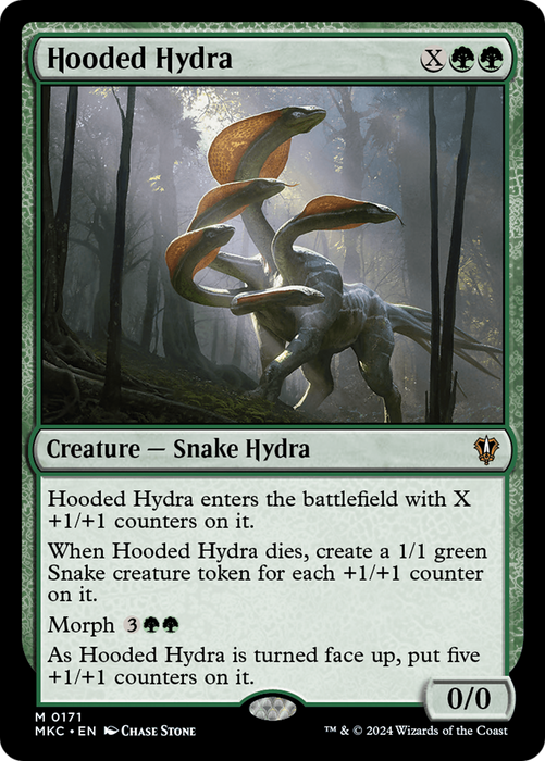 Hooded Hydra (MKC-171) - Murders at Karlov Manor Commander - for just $0.11! 