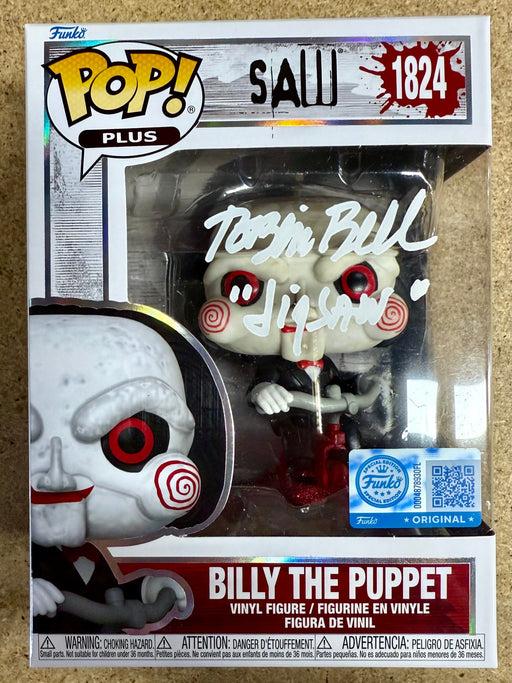 Tobin Bell Signed Saw Billy The Puppet Exclusive Funko Pop #1824 Jigsaw 2025 - for just $250! 