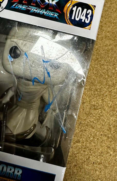 Christian Bale Signed Gorr The God Butcher Thor Funko Pop! #1043 With JSA COA - for just $150! 