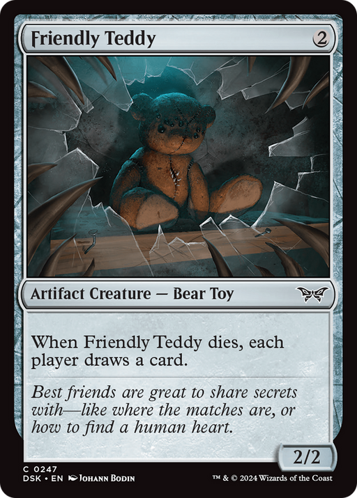 Friendly Teddy (DSK-247) - Duskmourn: House of Horror - for just $0.07! 