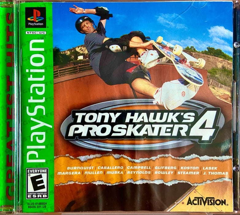 Tony Hawk's Pro Skater 4 (Greatest Hits) (Playstation) - for just $0! 