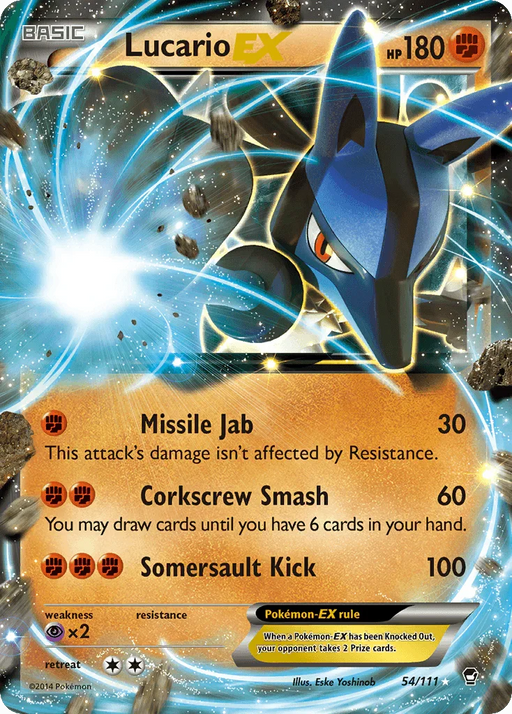 Lucario EX (54/111) [XY: Furious Fists] - for just $4.35! 