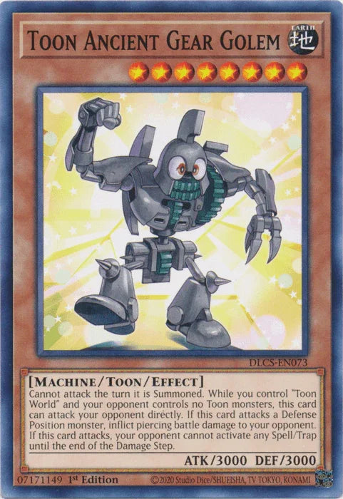 Toon Ancient Gear Golem [DLCS-EN073] Common - for just $0.10! 