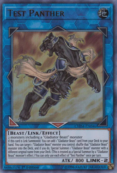 Test Panther [CHIM-EN046] Ultra Rare - for just $0.20! 