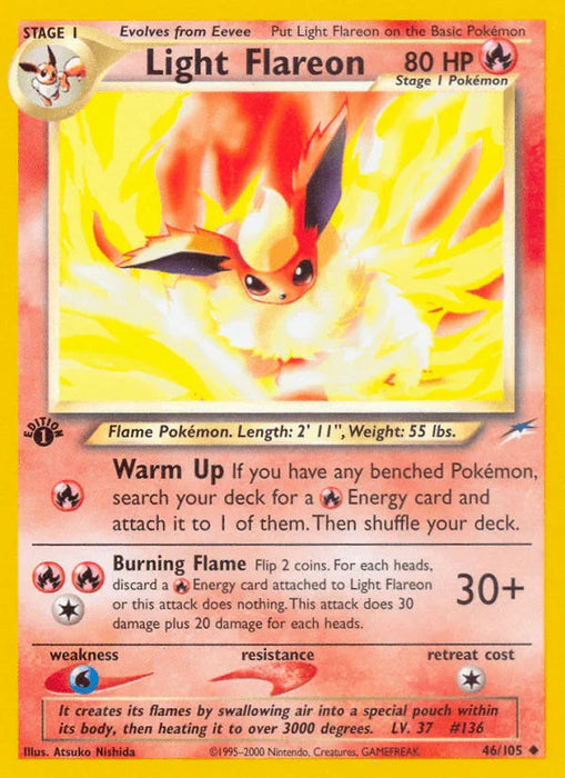 Light Flareon (46/105) [Neo Destiny 1st Edition] - for just $17.10! 