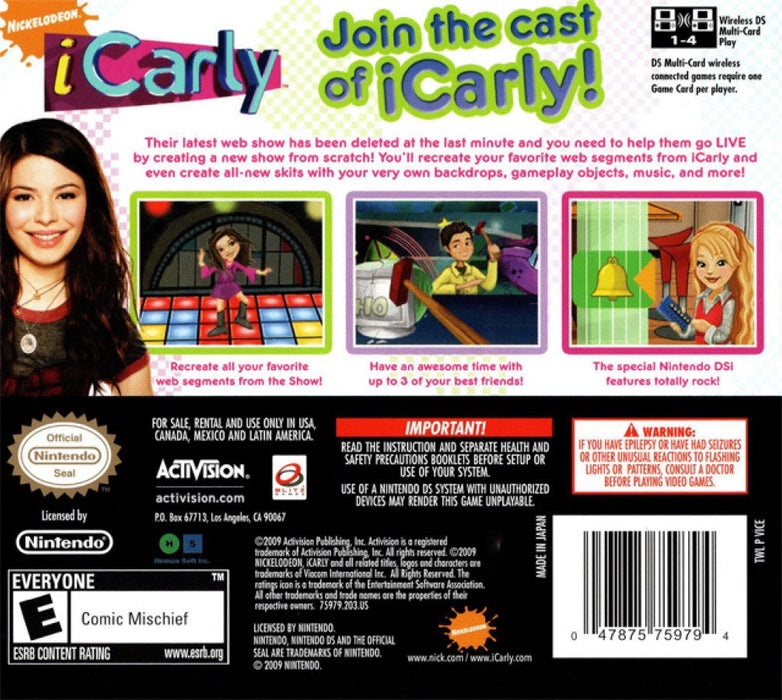 iCarly – Nintendo DS (DS) - for just $8.99! 