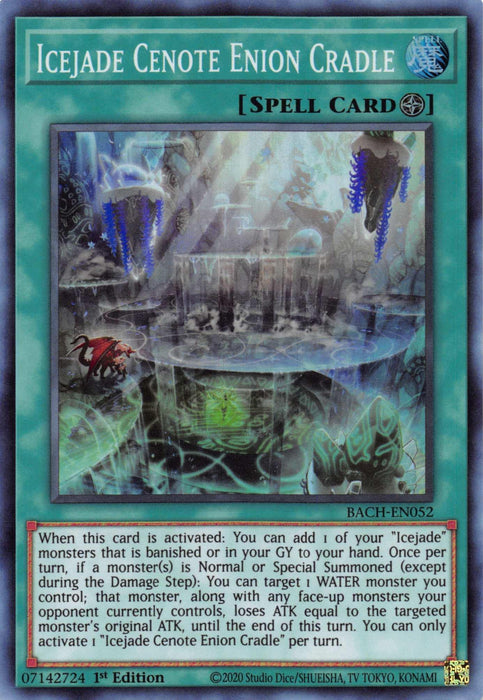 Icejade Cenote Enion Cradle [BACH-EN052] Super Rare - for just $0.10! 