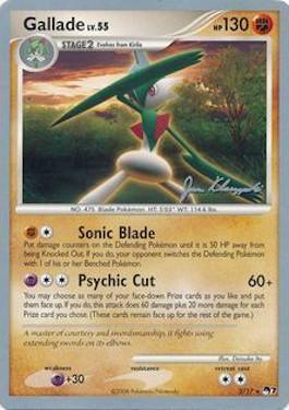 Gallade LV.55 (2/17) (Psychic Lock - Jason Klaczynski) [World Championships 2008] - for just $1.50! 