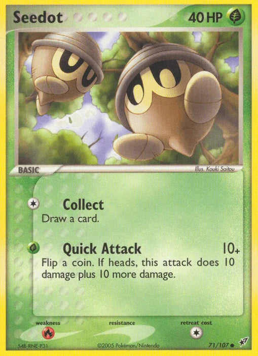 Seedot (71/107) [EX: Deoxys] - for just $0.20! 