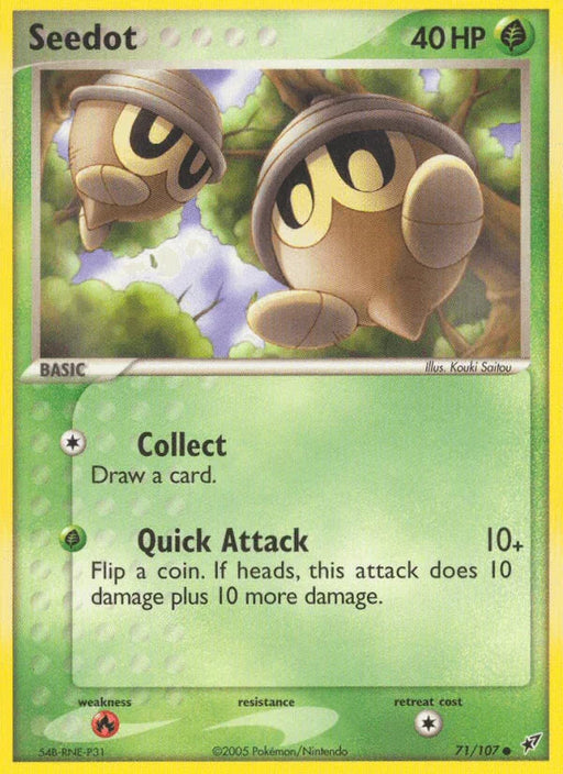 Seedot (71/107) [EX: Deoxys] - for just $0.20! 