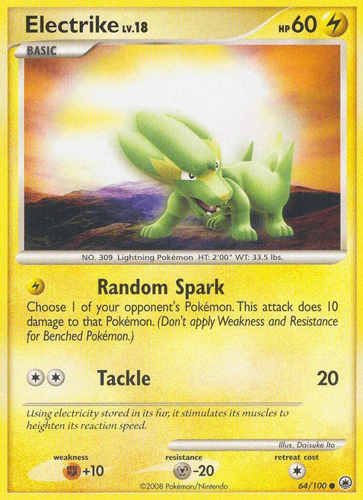 Electrike (64/100) [Diamond & Pearl: Majestic Dawn] - for just $0.15! 