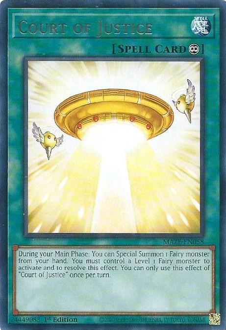 Court of Justice [MAZE-EN058] Rare - for just $0.10! 