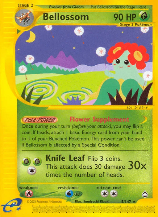 Bellossom (5/147) [Aquapolis] - for just $9.05! 