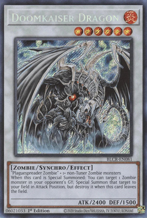 Doomkaiser Dragon [BLCR-EN081] Secret Rare - for just $0.15! 